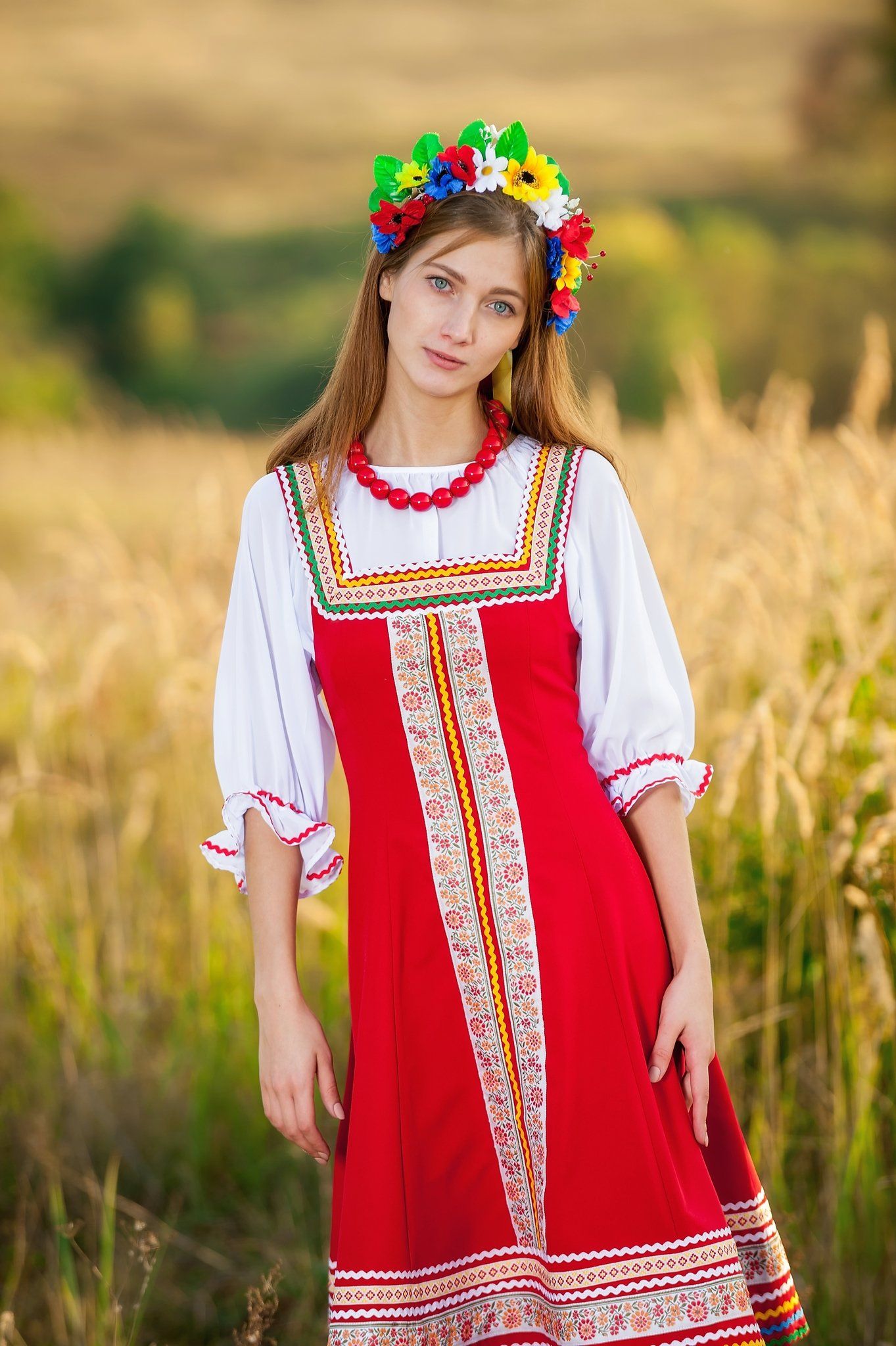 Women in Slavic costumes in Tokyo